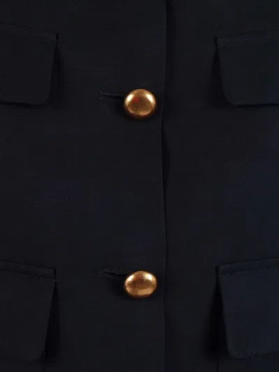 P.a.r.o.s.h Button-embellishment Jacket In Black