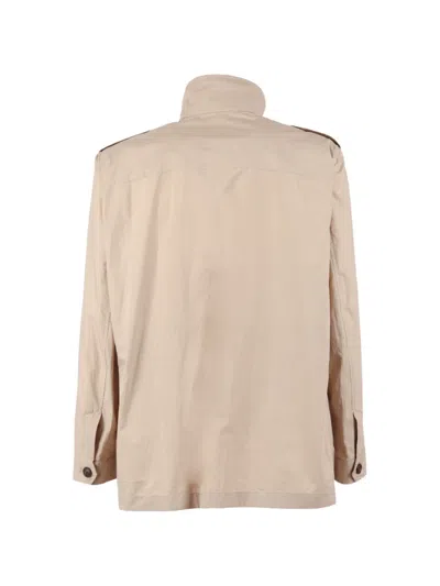 Fay Explorer Field Jacket In Neutral