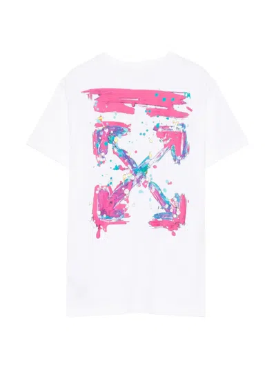 Off-white Graphic-print T-shirt In White