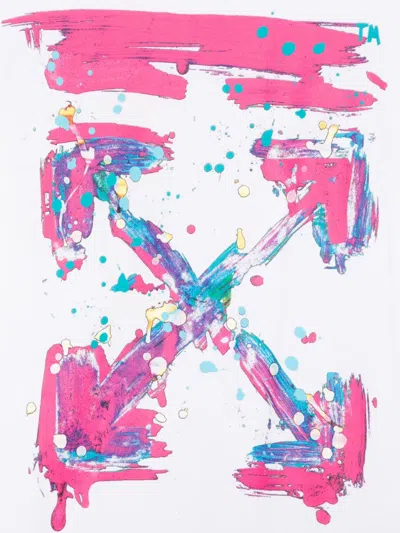Off-white Graphic-print T-shirt In White