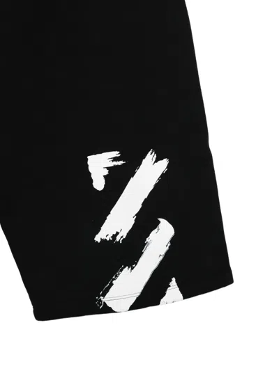 Off-white Drawstring Shorts In Black