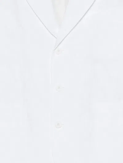 Douuod Buttoned Blazer In White