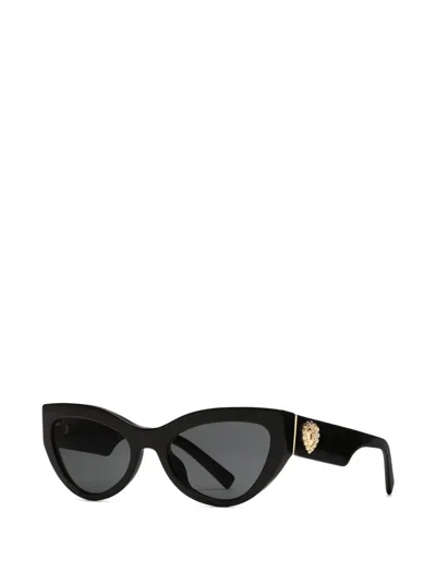 Dolce & Gabbana Devotion Sunglasses In Black