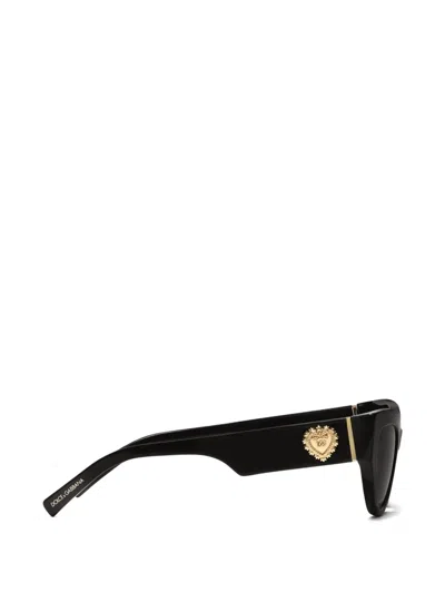 Dolce & Gabbana Devotion Sunglasses In Black