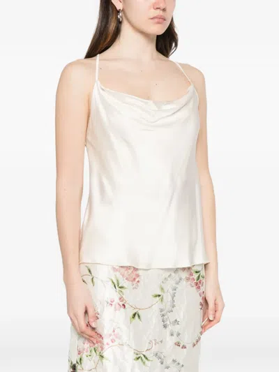 Dixie Cross-strap Top In Neutral