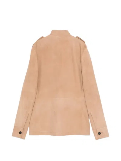 Antonelli Giuditta Buttoned Pocket Jacket In Neutral