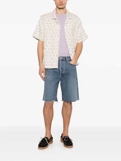 Agolde Anson Short In Blue
