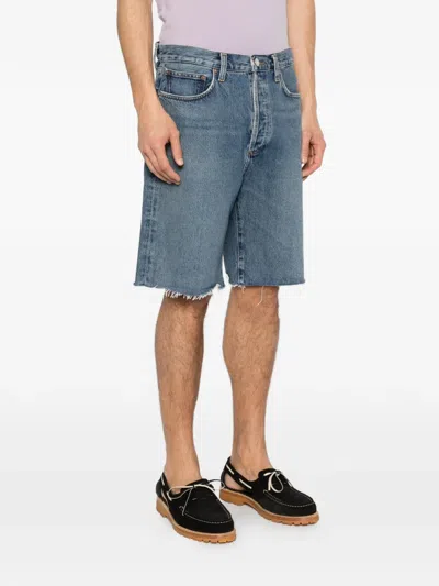 Agolde Anson Short In Blue