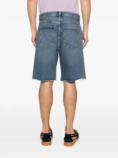 Agolde Anson Short In Blue