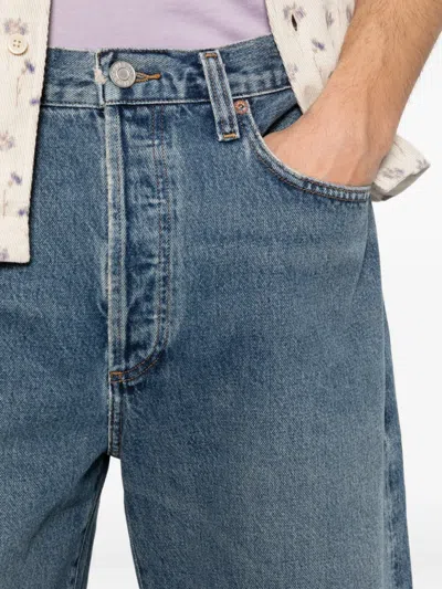 Agolde Anson Short In Blue