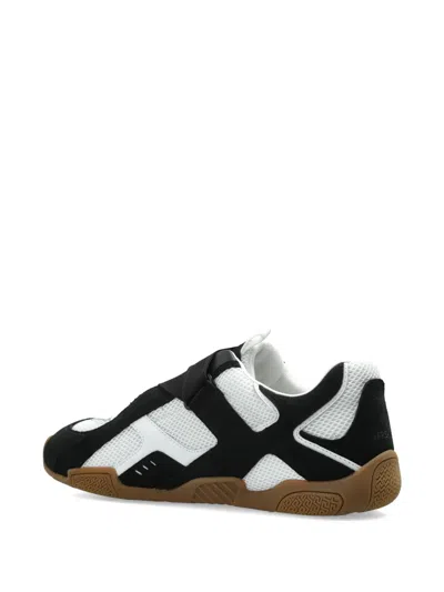 Versace Cross-over Strap Panelled Sneakers In Multi