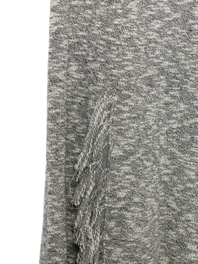 Mrz Cotton Long Skirt In Gray