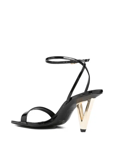 Schutz Ankle-strap Sandals In Black