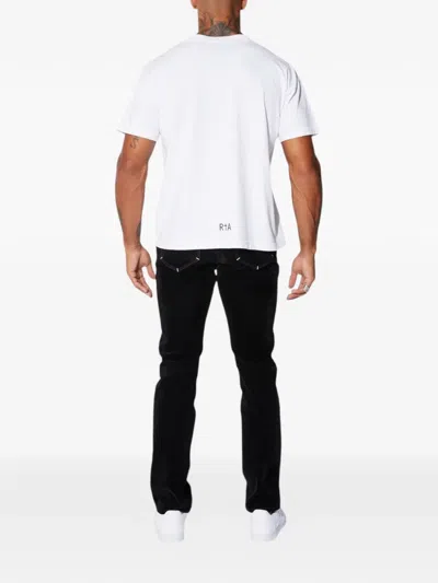 Rta Liam Front-logo T-shirt In White