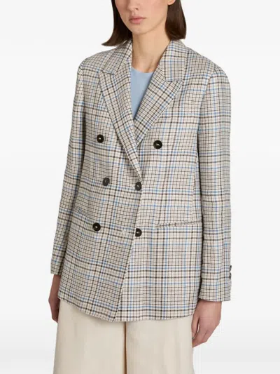 Montedoro Double-breasted Blazer In Multi