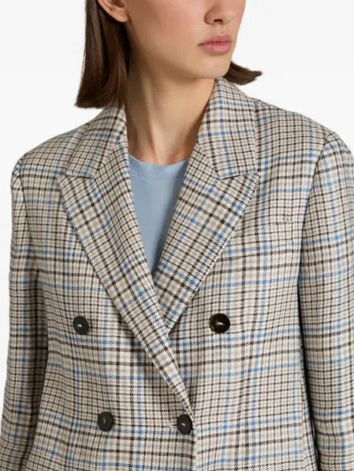 Montedoro Double-breasted Blazer In Multi