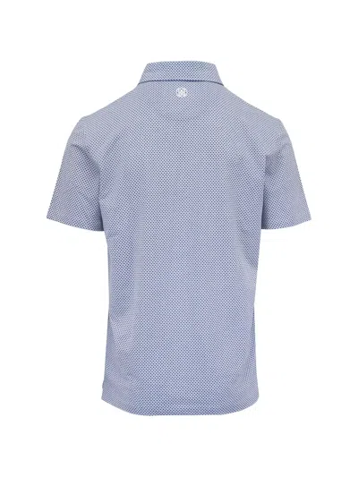 G/fore Patterned Polo Shirt In Blue