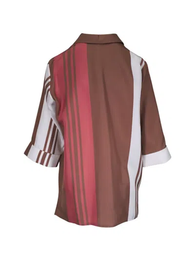 Kiton Striped Blouse In Multi