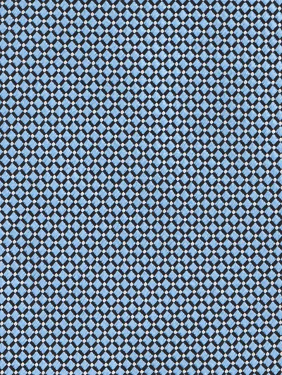 Isaia Micro-dot Silk Tie In Blue