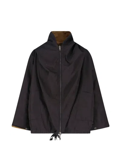 Kimo No-rain Zip Jacket In Brown