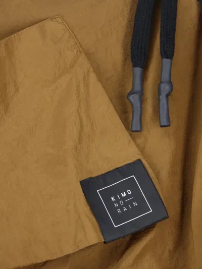 Kimo No-rain Zip Jacket In Brown
