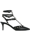 VALENTINO GARAVANI Valentino Garavani Rockstud Noir高跟鞋,MW2S0375VOG11847611