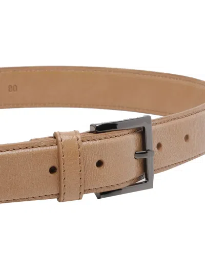 Orciani Leather Belt In Brown