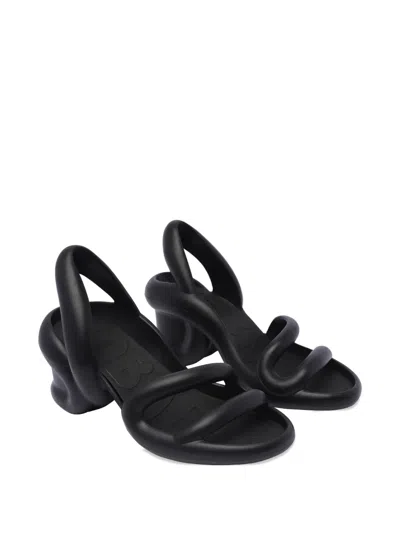 Camper Kobarah Rubber Sandals In Black