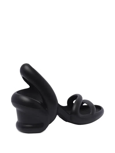 Camper Kobarah Rubber Sandals In Black