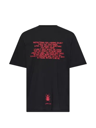 Oamc Logo-print T-shirt In Black