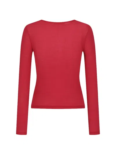 Amomento Round T-shirt In Red