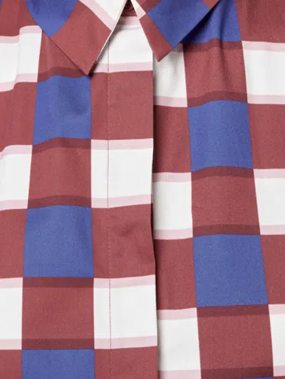 Alpha Studio Top Popeline Check In Multi