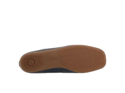 Trotters Sasha Square Toe Flat In Blue