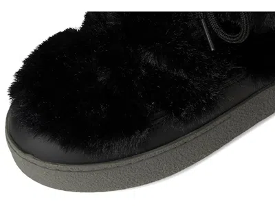 Moon Boot Ltrack Low Faux-fur Boots In Black