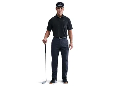 Nike Dri-fit Good Polo Short Sleeve Solid In Black