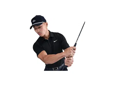 Nike Dri-fit Good Polo Short Sleeve Solid In Black