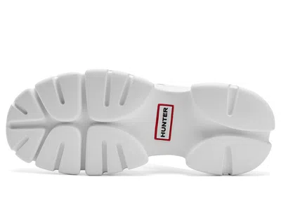 Hunter Bonnie Lug Sole Slip-on Shoe In White