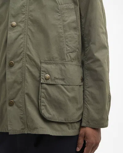 Barbour Ashby Buttonned-pockets Jacket In Gray