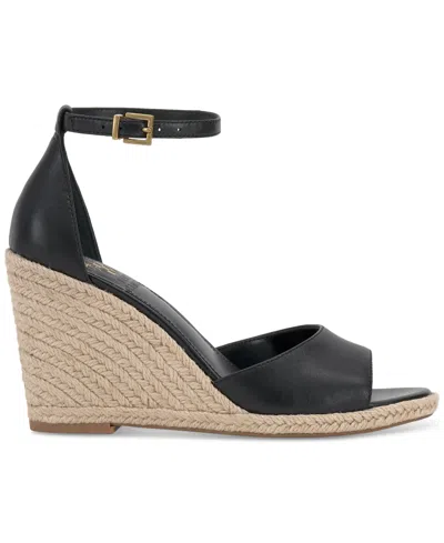 Vince Camuto Felyn Espadrille Wedge Sandal In Black