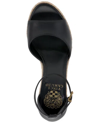 Vince Camuto Felyn Espadrille Wedge Sandal In Black