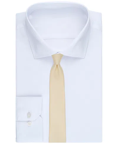 Alfani Men's Modern Solid Slim Tie, Macy's Exclusive In Neutral