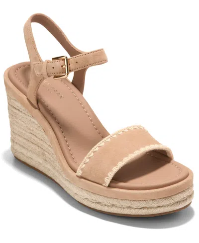 Cole Haan Asbury Cloudfeel Espadrille Wedge In Pink