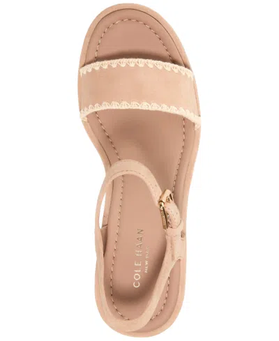 Cole Haan Asbury Cloudfeel Espadrille Wedge In Pink