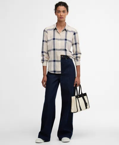 Barbour Bredon Check Button-up Shirt In Brown