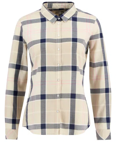 Barbour Bredon Check Button-up Shirt In Brown