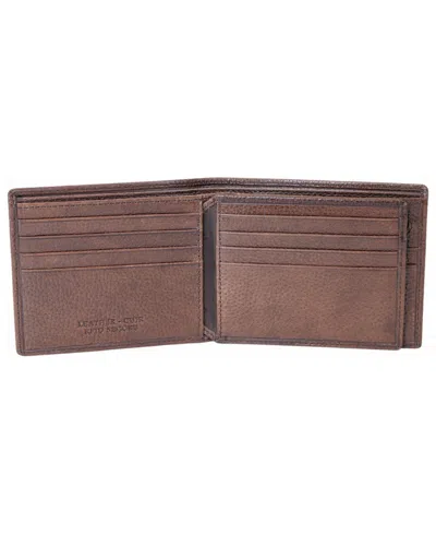 Mancini Men's Bill-fold Wallet In Brown