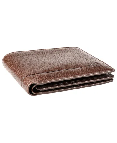 Mancini Men's Bill-fold Wallet In Brown