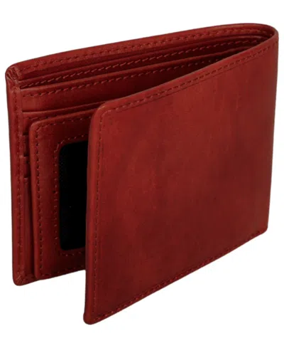 Mancini Men's Bill-fold Wallet In Brown