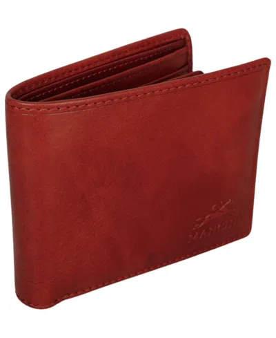 Mancini Men's Bill-fold Wallet In Brown