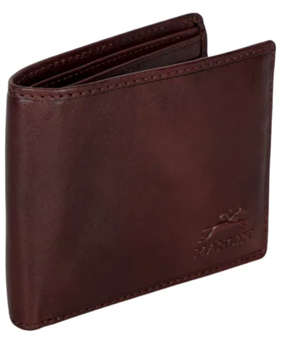 Mancini Men's Bill-fold Wallet In Brown